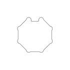 NICE 233.790001 Ottagonale 60 ruota + corona ad anello