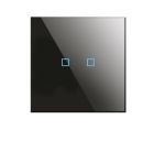 BLUMOTIX BX-Q02B KRISTAL Multifunction KNX keyboard in square glass