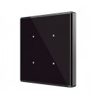 ZENNIO ZVI-SQTMD4-A ZVI-SQTMD4-A Square TMD Capacitive push button Square Touch-MyDesign with temperature probe, 4 buttons, black
