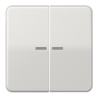 JUNG CD10921STRFLG KNX RF push button, 2 channels, light grey