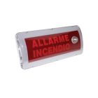 BOSCH-INCENDIO DOA P Targa incendio ottico/acustica programmabile, illu