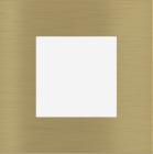 EKINEX EK-DQP-GBB Placca Deep (FF e 71 e 20Venti ) quadrata -METALLO (ALLUMINIO) - ottone