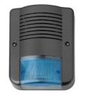 AVS ELECTRONICS 1161142 Sirena a led autoalimentata da esterno, in ABS, finitura CARBONIO