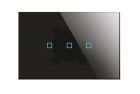 BLUMOTIX BX-R03B KRISTAL Multifunction KNX keyboard in rectangular glass