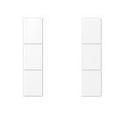 JUNG LS503TSAWWM Copritasti per sens. 3 canali F50- mod. LS990- bianco alpino opaco