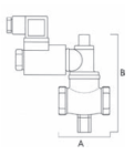 TECNOCONTROL VR930/12 Elettrovalvola riarmo manuale 12Vdc. NA 3/4 pollice 6 bar