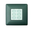 NICE WSG Square wall plate, graphite 10 Pieces