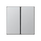 JUNG A402TSAAL Copritasto per sens. 2 canali- mod. A500- alluminio