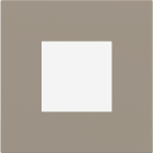 EKINEX EK-SQP-FCO Surface plate (71 and 20Venti ) square Ottawa beaver colour