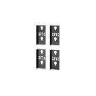 APC UPS ER7PDUBRKTS MOUNT PDU BRACKETS 2 PAIRS WIDE SINGLE