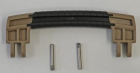 GT LINE KIN.1383 Maniglia, sabbia, rivestimento in gomma nero (mod.