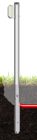 UNISTAB AP0560Z coppia ghiere 80mm ZINCATE p/palo vetroresina d. 6
